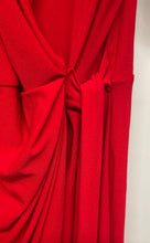 Load image into Gallery viewer, INC International Concepts Womens Varsity Red Faux Wrap Dress Size M With Tag
