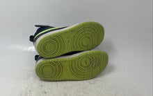 Load image into Gallery viewer, Nike Kids Court Borough Mid 2 CD7783-403 Navy Blue Green Sneaker Shoes Size 13C
