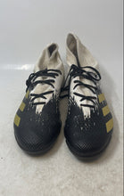 Load image into Gallery viewer, Adidas Mens Predator Mutator 20.3 Turf Black White Gold-Tone Sneaker Shoes 12.5
