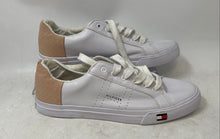 Load image into Gallery viewer, Tommy Hilfiger Womens Lune White Leather Low Top Lace-Up Sneaker Shoes Size 8.5M
