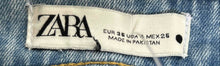 Load image into Gallery viewer, Zara Womens Light Blue Denim 5 Pocket Design High-Rise Skinny Jeans Size 4
