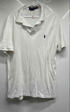 Load image into Gallery viewer, Polo Ralph Lauren Mens White Cotton Classic-Fit Short Sleeve Polo Shirt Size L
