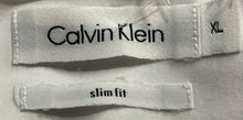 Load image into Gallery viewer, Calvin Klein Mens White Cotton Slim Fit Collared Button-Up Shirt Size XL
