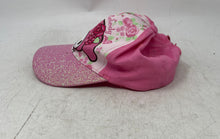 Load image into Gallery viewer, Sanrio Girls Pink Floral Glitter Cotton My Melody Adjustable Baseball Cap
