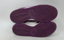 Load image into Gallery viewer, Nike Boys Dunk Low FB9109-110 Purple White Round Toe Lace-Up Sneaker Shoes Sz 5Y

