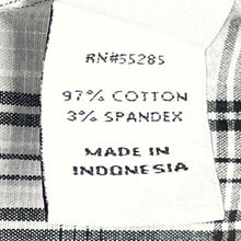 Load image into Gallery viewer, Express Mens Gray Plaid Print Long Sleeve Collared Button-Up Shirt Sz L 16-16.5
