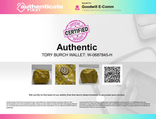 Load image into Gallery viewer, Authentic Tory Burch Womens Yellow Floral Print Cosmetic Bag Stained /Damaged

