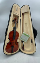 Load image into Gallery viewer, H.I.H V001 Brown Wood Musical Instrument Violin With Hard Carrying Case
