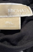 Load image into Gallery viewer, Michael Kors Womens Black Short Sleeve Turtleneck Blouse Top Size P/ L
