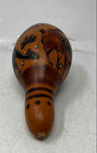 Load image into Gallery viewer, Multicolor Engraved Percussion Musical Instrument Hand-Carved Gourd Rattle
