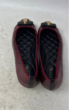 Load image into Gallery viewer, Michael Kors Womens Alice Red Animal Print Leather Ballet Flats Size 7.5M
