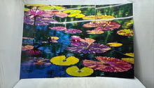 Load image into Gallery viewer, Home Decorative Water Lily And Lotus Flower Pond Scene 3-Piece Wall Art Prints
