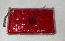Load image into Gallery viewer, Big Bubble Bags Womens Red Chain Strap Top Zipper Wristlet Wallet
