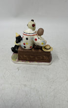 Load image into Gallery viewer, Norman Rockwell Gorham The Runaway Multicolor Clown Boy &amp; Dog Porcelain Figurine
