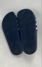 Load image into Gallery viewer, Adidas Mens Adilette 288022 Blue Open Toe Slip-On Slide Sandals Size 5
