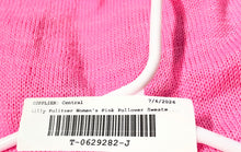 Load image into Gallery viewer, Lilly Pulitzer Womens Pink Long Raglan Sleeve Round Neck Pullover Sweater Sz XS
