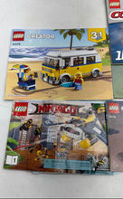 Load image into Gallery viewer, Lot Of 10 Pieces Assorted Lego Building Toy Booklet Instruction Manuals
