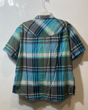 Load image into Gallery viewer, Armani Exchange Mens Multicolor Plaid Cotton Short Sleeve Button-Up Shirt Sz XL
