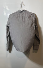Load image into Gallery viewer, Lauren Ralph Lauren Womens Black White Striped Non-Iron Button-Up Shirt Size XS
