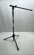 Load image into Gallery viewer, Hercules MS432B Black Adjustable Legs Quick Turn 2-In-1 Microphone Boom Stand
