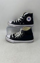 Load image into Gallery viewer, Converse Kids Chuck Taylor All Star Hi 3J231 Black White Sneaker Shoes Size 2
