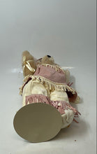 Load image into Gallery viewer, Narco Brown Wearing Pink Top And Pants Fringe Plush Toy Teddy Bear Collection
