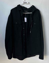Load image into Gallery viewer, Banana Republic Mens Black Cotton Standard Fit Button-Up Shirt Sz XL w/ Tags
