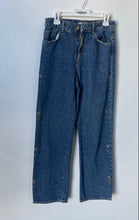 Load image into Gallery viewer, Zara Womens Blue Denim Medium Wash Pockets Regular Fit Straight Leg Jeans Size 6
