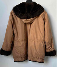 Load image into Gallery viewer, Unbranded Womens Brown Long Sleeve Front Full-Zip Hooded Jacket Size M
