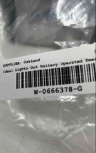 Load image into Gallery viewer, Ideal Security SK638 Battery Operated Long Life LED Emergency Light Not Tested

