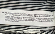 Load image into Gallery viewer, Zara Womens Trafaluc White And Black Striped Wide-Leg Paperbag Pants Size S
