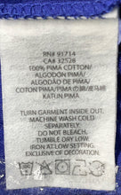 Load image into Gallery viewer, Armani Exchange Mens Blue Cotton V-Neck Short Sleeve Pullover T-Shirt Size M
