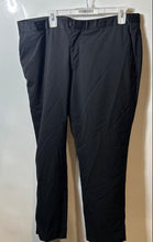 Load image into Gallery viewer, Hugo Boss Mens Black Flat Front Slash Pocket Straight Leg Dress Pants Size 40R
