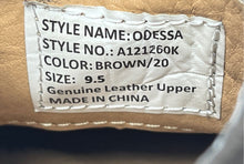 Load image into Gallery viewer, La Milano Mens Odessa A121260K Brown Leather Lace-Up Derby Dress Shoes Size 9.5
