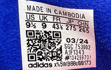 Load image into Gallery viewer, Adidas Mens F50 League Turf White Blue Striped Football Cleats Size 9.5
