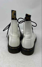 Load image into Gallery viewer, Dr. Martens AirWair Unisex Black White Leather Combat Boots Size M 7.5 W 8.5

