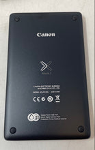 Load image into Gallery viewer, Canon X Mark I Black Solar Powered Handheld Calculator With Case Not Tested
