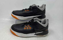Load image into Gallery viewer, Nike Kids Air Jordan Max Aura 5 Black Leather Lace-Up Running Shoes Size 5Y
