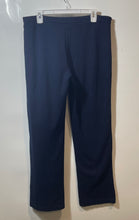 Load image into Gallery viewer, Jones New York Signature Womens Blue Flat Front Pull-On Trouser Pants Size M
