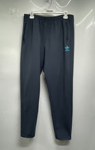 Load image into Gallery viewer, Adidas Mens Gray Flat Front Regular Fit Elastic Waist Sports Track Pants Size L
