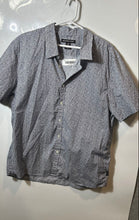 Load image into Gallery viewer, Michael Kors Mens Blue White Floral Print Slim Fit Button-Up Shirt Size XXL
