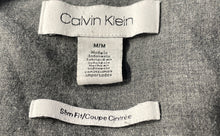 Load image into Gallery viewer, Calvin Klein Mens Dark Gray Slim Fit Long Sleeve Button-Up Shirt Size Medium
