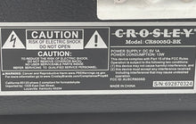 Load image into Gallery viewer, Crosley Cruiser Premier Model CR8005G-BK Vinyl Record Player Turntable Untested
