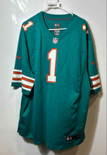 Load image into Gallery viewer, Nike Mens Aqua NFL Miami Dolphins Tua Tagovailoa #1 Football Jersey Size XXL
