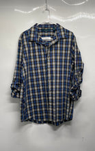 Load image into Gallery viewer, Perry Ellis Mens Multicolor Plaid Print Long Sleeve Slim Fit Button-Up Shirt XL
