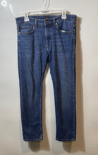 Load image into Gallery viewer, Boss Mens Blue Denim Medium Wash Pockets Straight Leg Jeans Size 32x30

