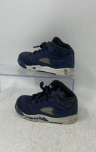 Load image into Gallery viewer, Nike Kids Air Jordan 5 Retro FN5454-400 Blue Lace-Up Sneaker Shoes Size 8C

