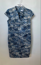 Load image into Gallery viewer, Calvin Klein Womens Multicolor Printed Cap Sleeve Sheath Dress Size 12P
