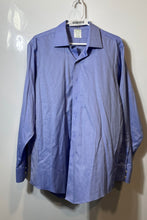 Load image into Gallery viewer, Brooks Brothers Mens Sky Blue Cotton Non-Iron Collared Dress Shirt Size 16.5-34
