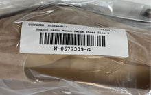 Load image into Gallery viewer, Franco Sarto Womens Guliana Beige Leather Slip-On Square Toe Pump Heels Size 9M
